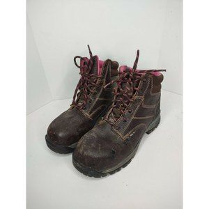 Wolverine Womens Piper Work Boots Black Size 6 M